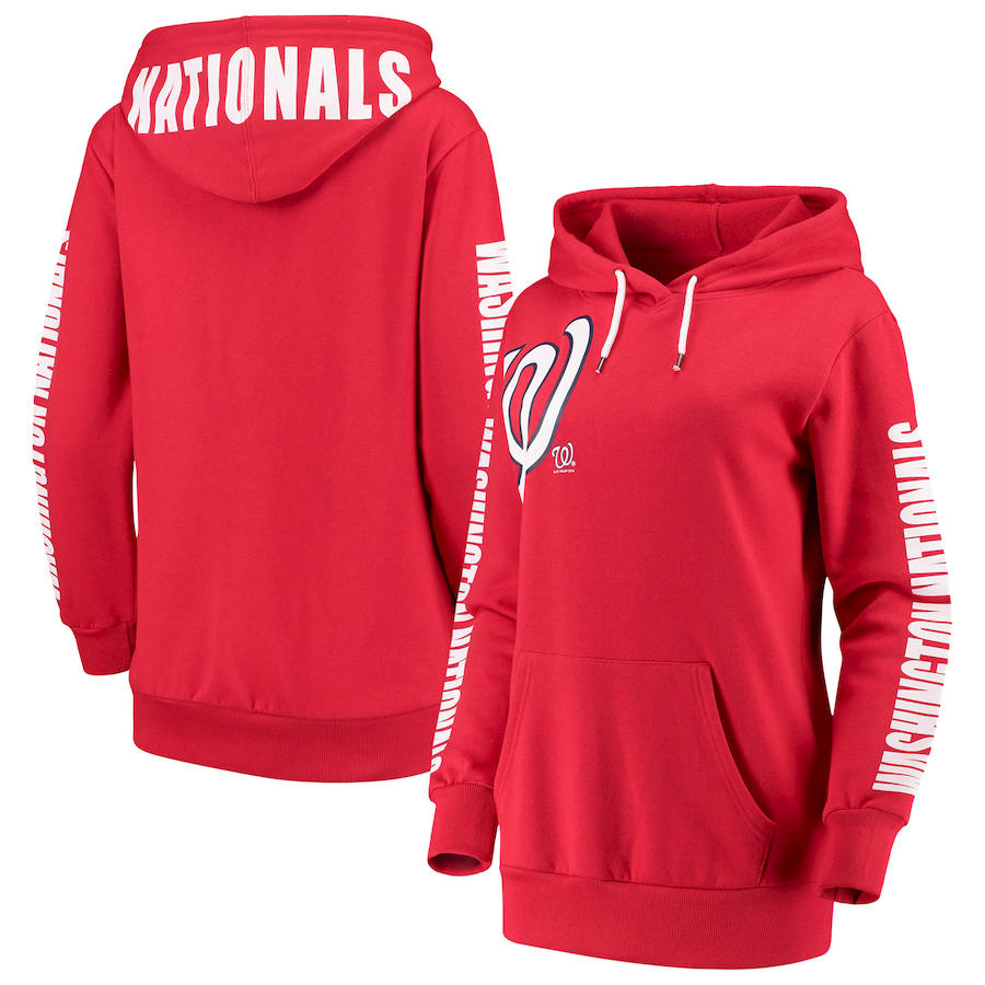 Women Washington Nationals G III 4Her by Carl Banks 12th Inning Pullover Hoodie Red,We sell and wholesale Women Washington Nationals G III 4Her by Carl Banks 12th Inning Pullover Hoodie Red on line form chian!